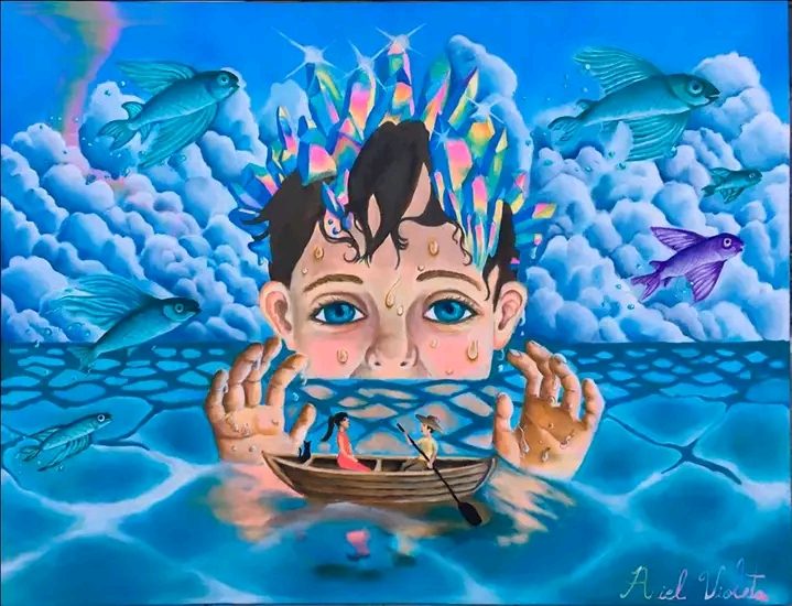 Ariel Violeta: O surrealismo pop e a psicodelia das cores em Maceió