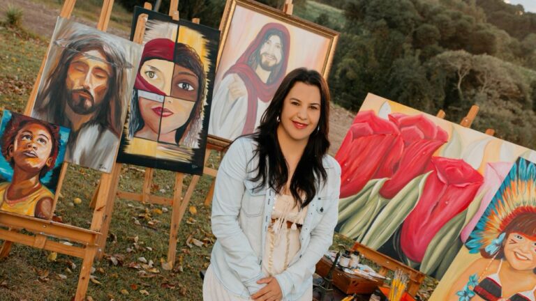 Édina Mateus: A arte que une inclusão, cores vibrantes e o caminho para o Louvre