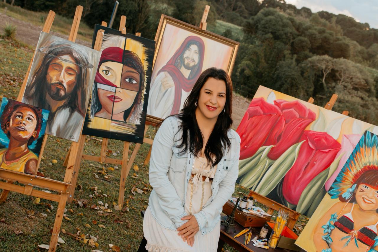 Édina Mateus: A arte que une inclusão, cores vibrantes e o caminho para o Louvre