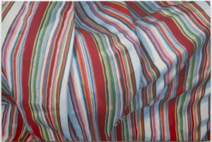 Simone Miccichè, “Corpo Tessuto” series, 2024-2025, oil on canvas, courtesy of the artist