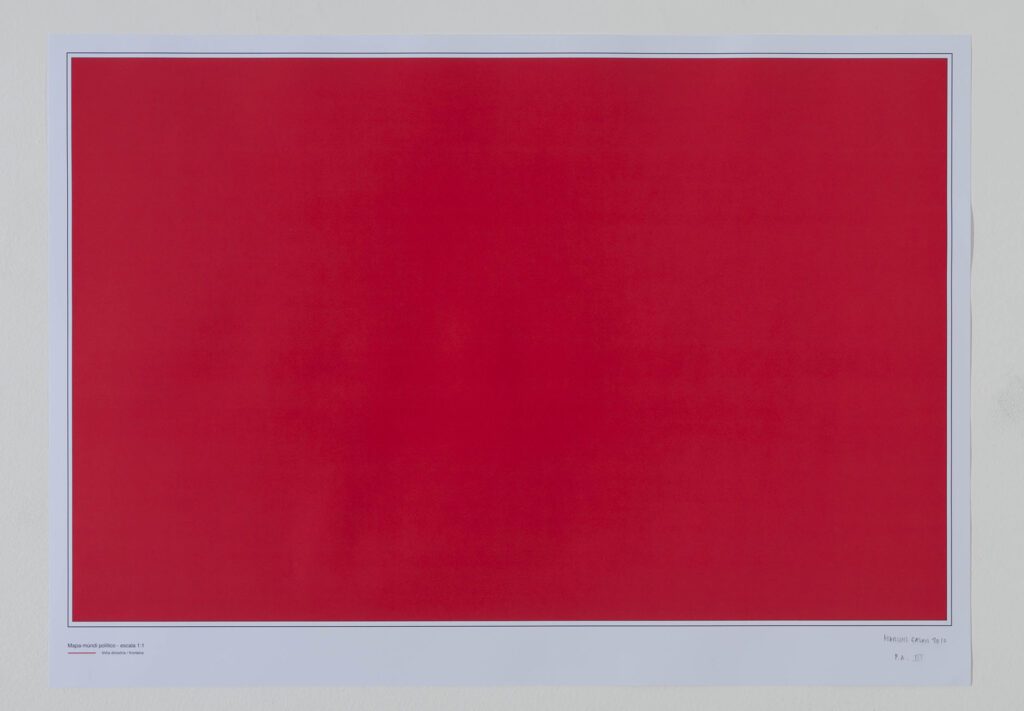 "Mapa Mundi político - escala 1:1", 2010, Marcius Galan