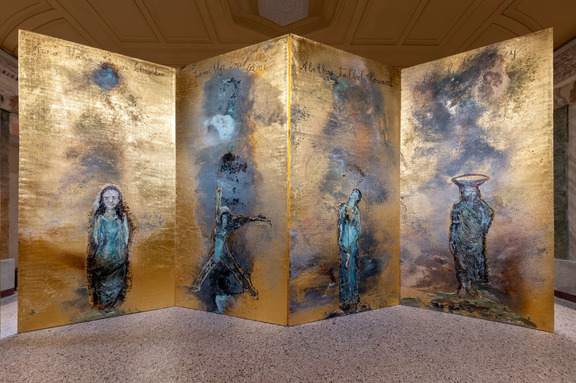 Anselm Kiefer, “Le Alchimiste”. Milano, Palazzo Reale, Sala del Piccolo Lucernario, installation view © ElaBialkowska, OKNO Studio, ph. courtesy Palazzo Reale Milano
